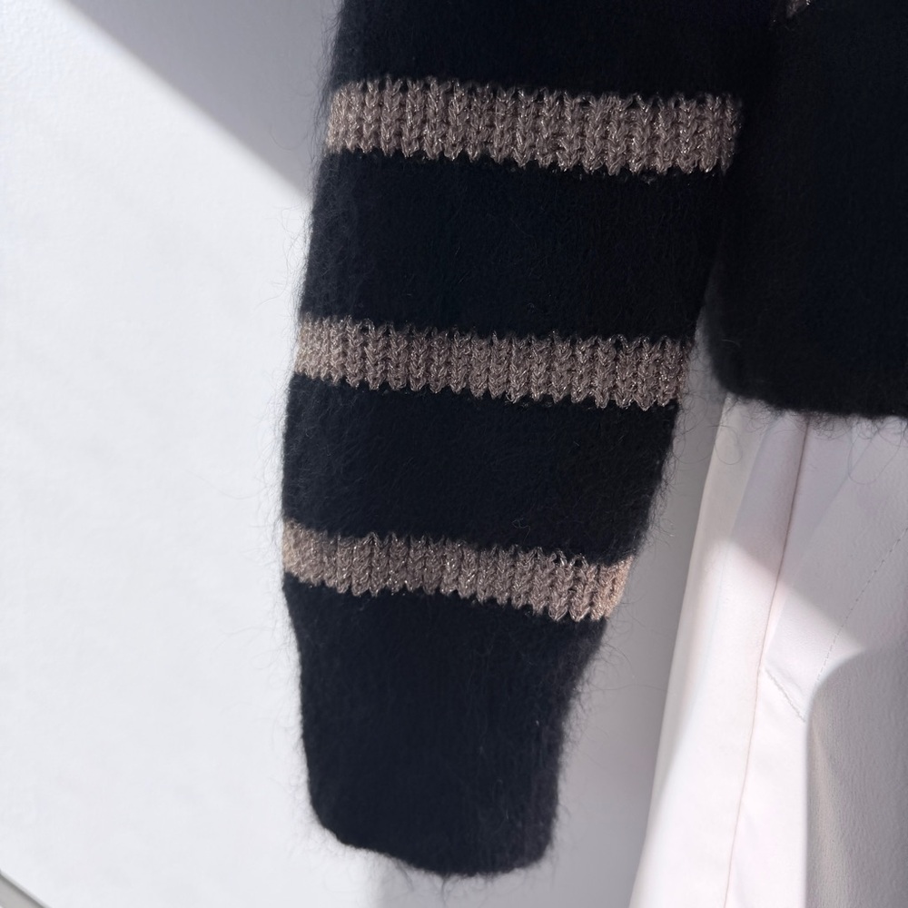 Sézane Trudy Mohair Sweater | Parisian Chic Fluffy Knit | French Girl Luxury - S - Picture 10 of 13